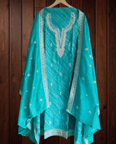 Elegant Modal Digital Print Embroidered Suit Set